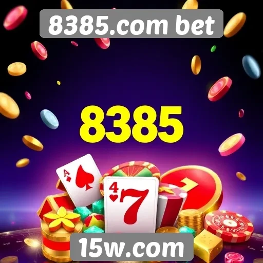 Variedade de jogos disponíveis em 8385.com bet